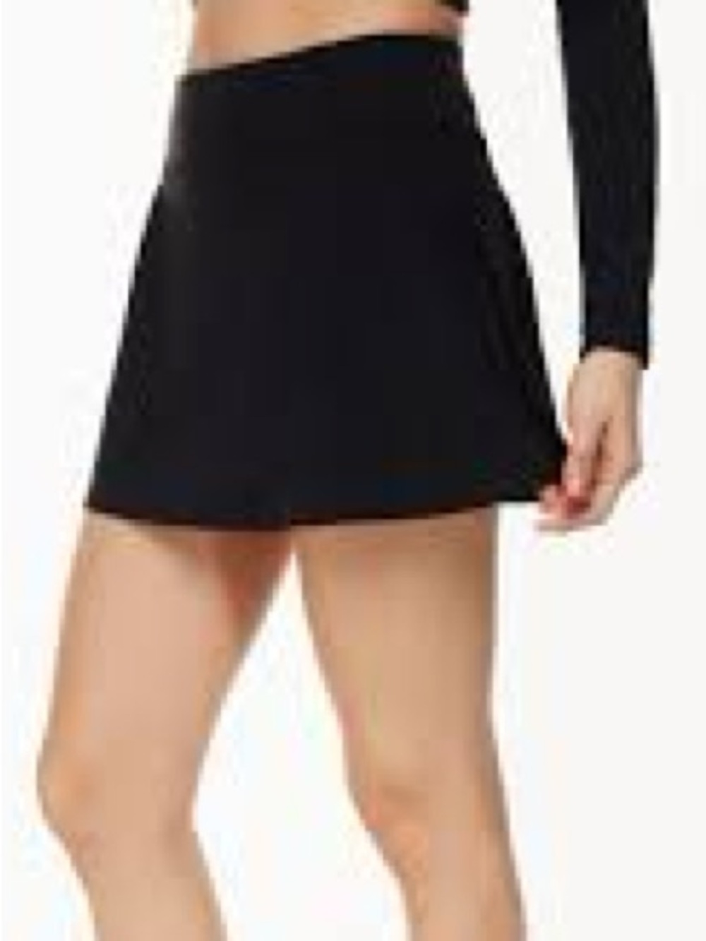 Aritzia TNAction Move Serve Micro Skort Black Tennis Athletic Skirt NWT Size S